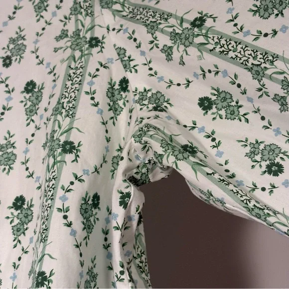 Hill‎ House Women's The James Shirt Green and White Vine Stripe Large - Picture 8 of 11